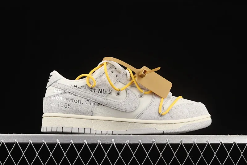 All categories Nk SB Dunk Series Nk SB Dunk Low low-top sneakers J version OF x Nk Dunk Low "12 of 50" OW suede SB smashed backboard fashion casual sneakers DJ0950-109